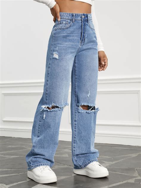 shein jeans high waist|cheap jeans high waisted.